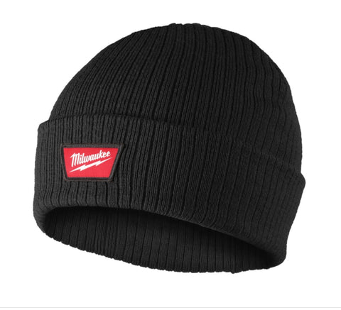 Milwaukee beanie hat black