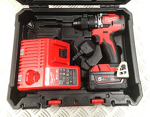 Milwaukee 18 Volt brushless drill with one 5.0ah Batteries