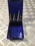 Vires 3 piece Step Drill Set