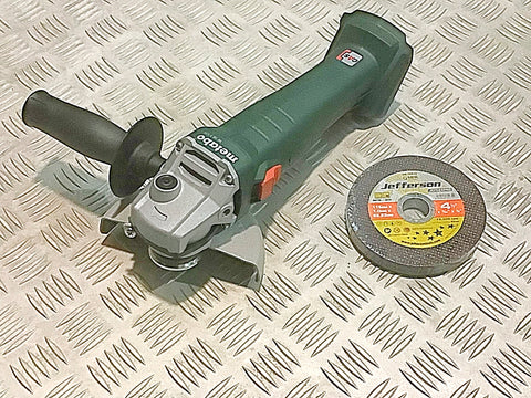 METABO 18 Volt 4 1/2” Grinder Body with 10 free Disks