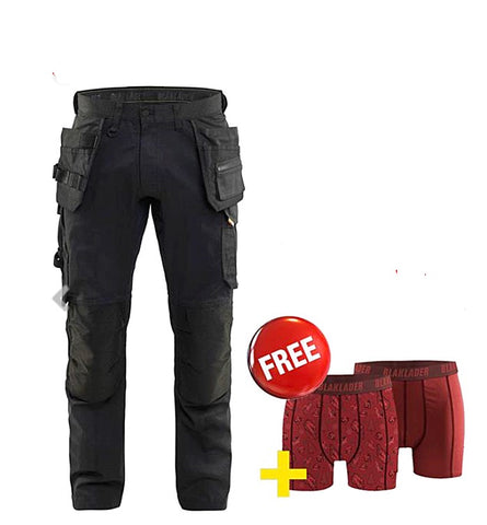 Blaklader 2-way stretch worktrouser c/w free boxers