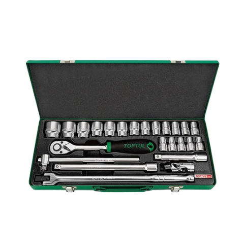 TOPTUL 24PCS 1/2" DR. SOCKET SET