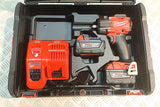 MILWAUKEE 18volt MID-TORQUE IMPACT WRENCH WITH 2 x 5.0ah BATTERIES