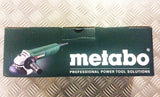 METABO 4 1/2” ANGLE GRINDER 750watt c/w 10 FREE DISKS