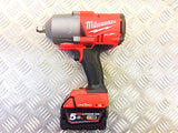 MILWAUKEE 18V 1/2” DRIVE IMPACT WRENCH 5.0ah