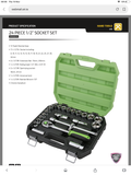 JEFFERSON 1/2” DRIVE SOCKET SET