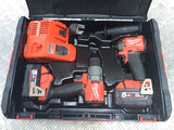MILWAUKEE GENERATION 3 DRILL DRIVER TWIN PACK