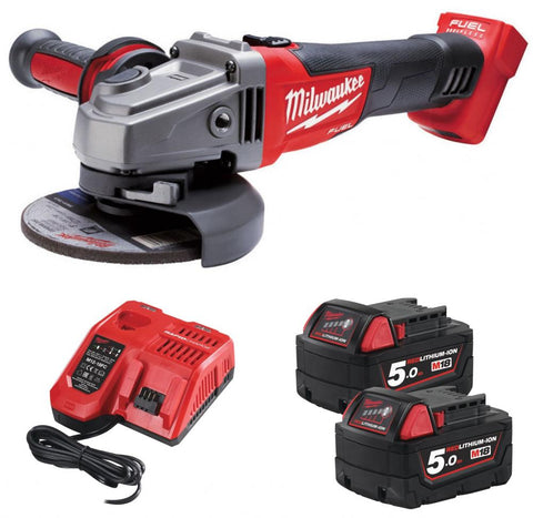 MILWAUKEE 18V FUEL 4 1/2” GRINÐER KIT 5.0ah