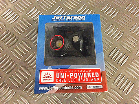 JEFFERSON RECHARGABLE CREE HEADLIGHT