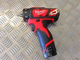 MILWAUKEE 12v DRIVER WITH CHUCK ATTACHMENTS