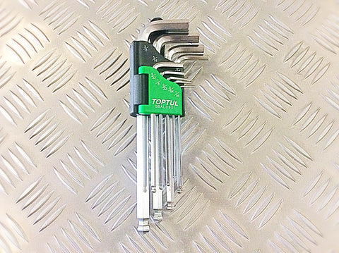 TOPTUL IMPERIAL ALLEN KEY SET