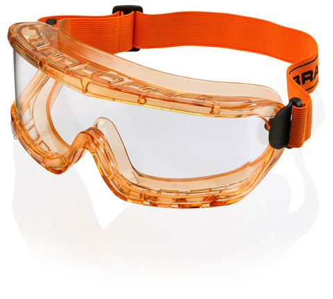 AMBER FRAME SAFETY GOGGLES
