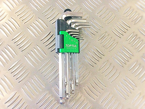 TOPTUL METRIC ALLEN KEY SET