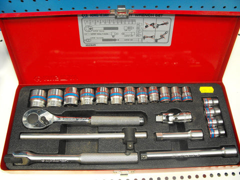 KING TONY 3/8" DRIVE METRIC SOCKET SET