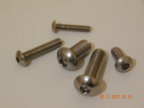 STAINLESS STEEL BUTTON CAP SCREWS