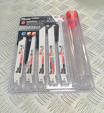 Morse 17pc SAWZALL  blade set