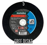 METABO Chopsaw with  5 free disks