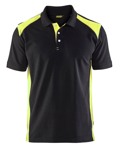 Blaklader polo shirt black/yellow