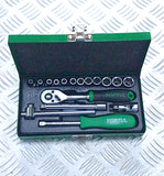 TOPTUL 17 piece 1/4” Drive SOCKET SET