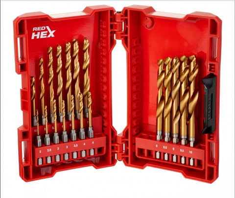 Milwaukee Hex shank drill bit set