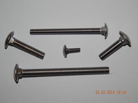 STAINLESS CARRIAGE BOLTS