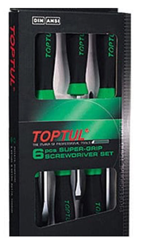 TOPTUL 6pc Heavy Duty Screwdriver set