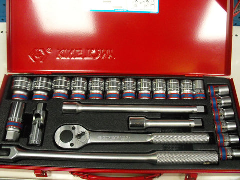 KING TONY 1/2" DRIVE METRIC SOCKET SET