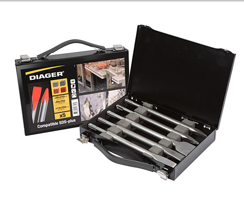 Diager 5 Piece SDS chisel set